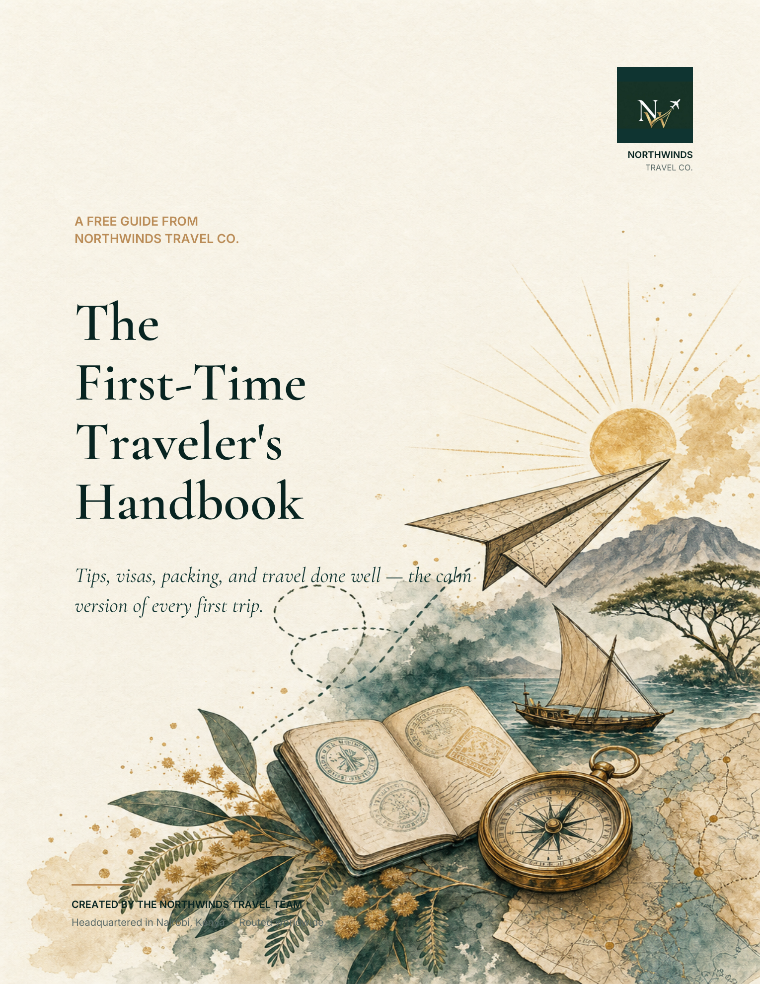 The First-Time Traveler's Handbook — cover